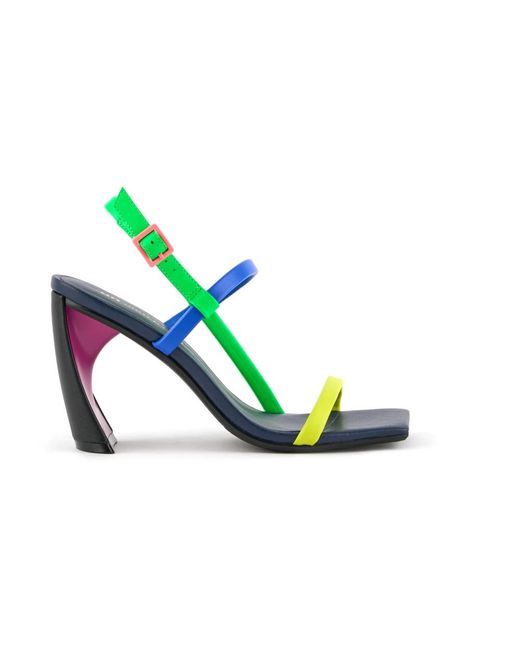 United Nude Green High Heel Sandals