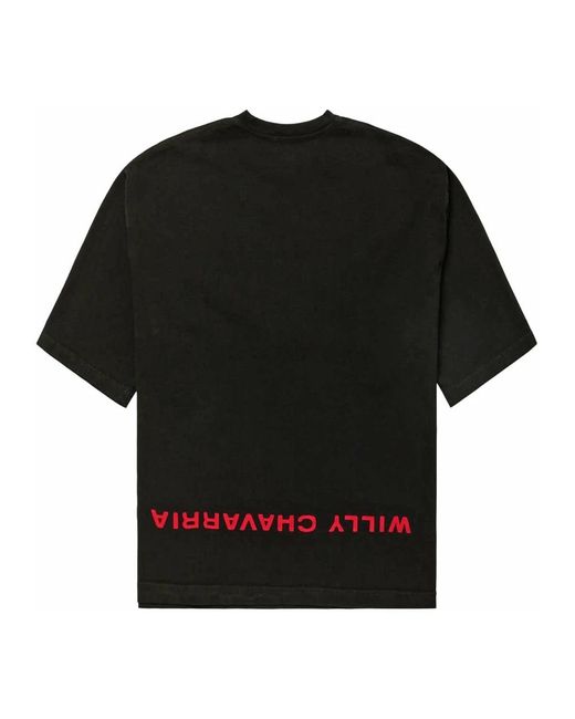 Willy Chavarria Black T-Shirts for men