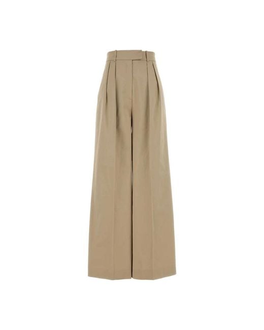 Anine Bing Natural Wide Trousers