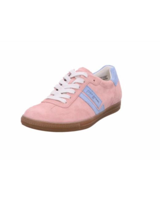 Paul Green Pink Moderner Unifarben Erwachsene Sneaker