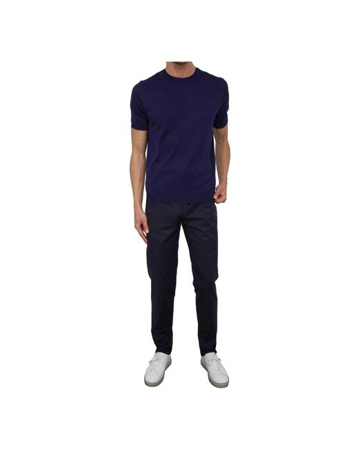 Corneliani Blue T-Shirts for men