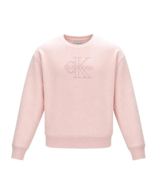 Calvin Klein Pink Sweatshirts