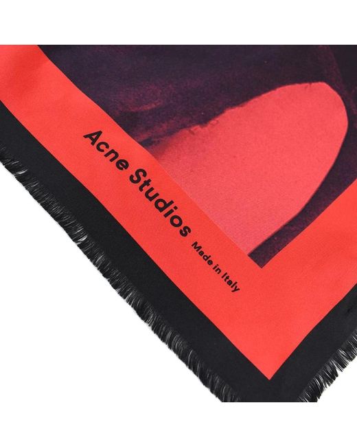 Accessories > scarves Acne pour homme en coloris Red