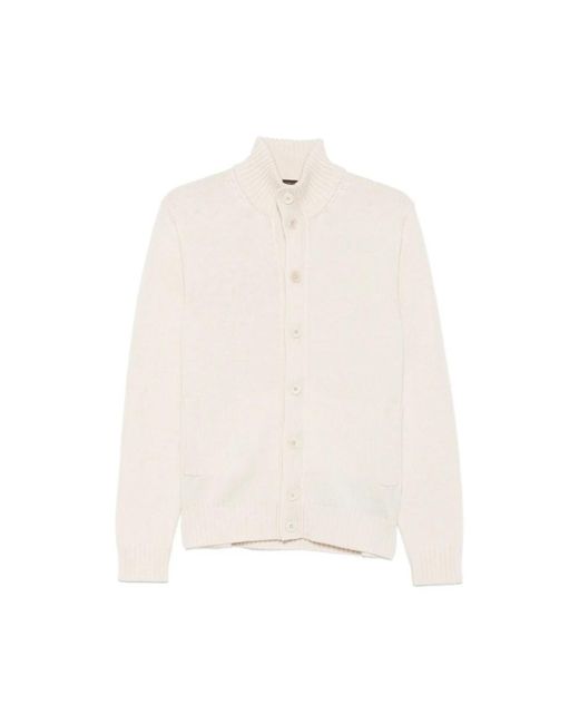 Cardigans Zanone pour homme en coloris White