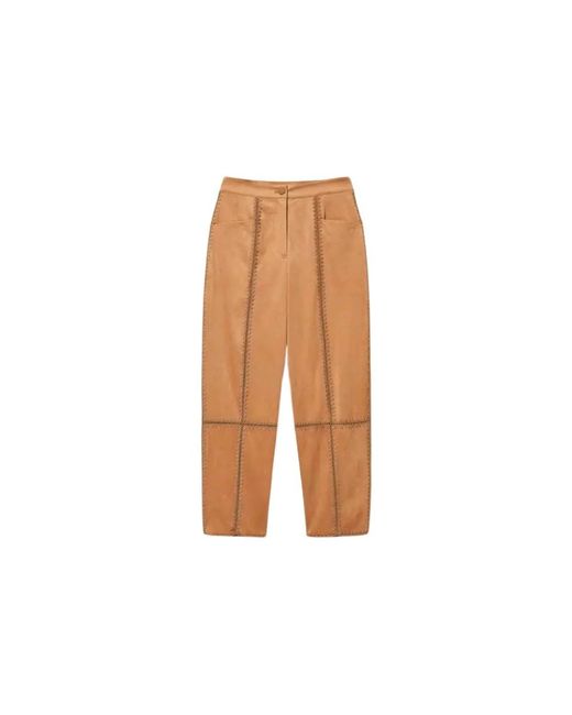 Twinset Natural Cropped Trousers