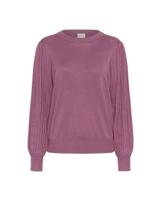 Kaffe Kalone Knit Pullover in het Purple