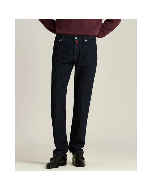 Kiton Blue Slim-Fit Jeans for men