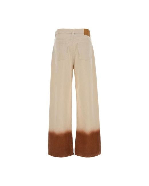 Alanui Natural Wide Jeans