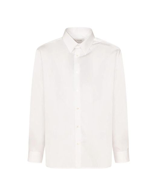 Lanvin White Casual Shirts for men