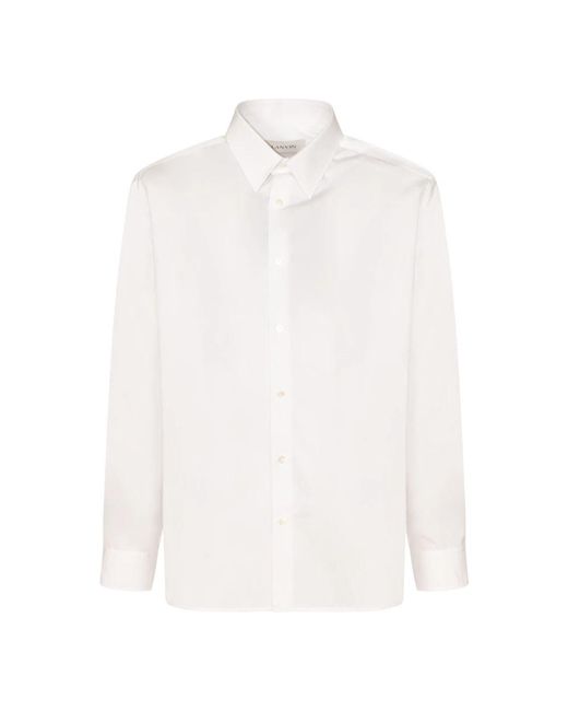 Lanvin Overhemden ,Wit Shirts in het White voor heren