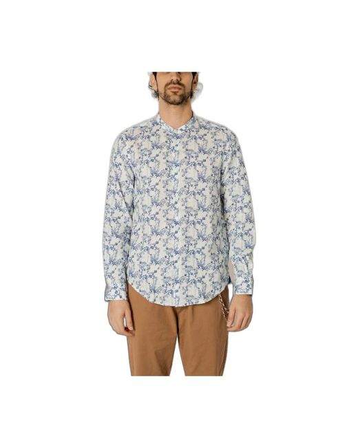 Gianni Lupo Gray Casual Shirts for men