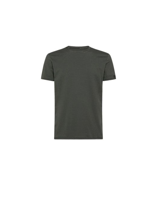 T-shirt tecnica in seersucker di Rrd in Green da Uomo