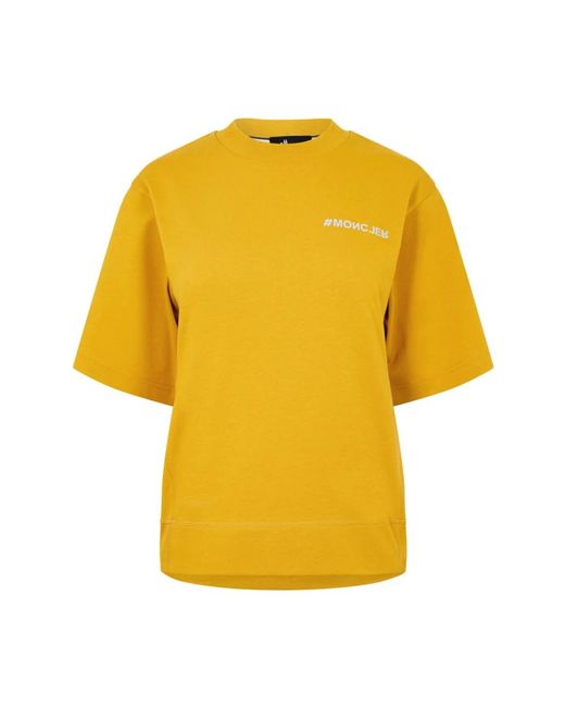 Moncler Yellow T-Shirts