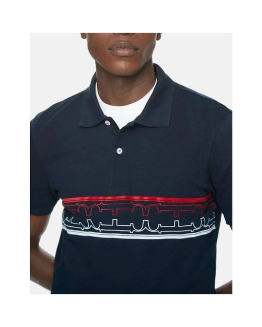 Carolina Herrera Blue Polo Shirts for men