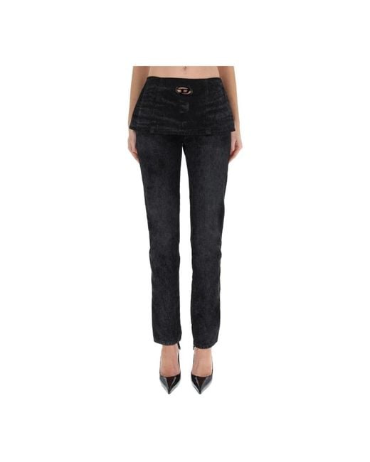 DIESEL Black Slim Fit Jeans