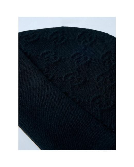 Gucci Gg Wool-Blend Beanie in het Blue voor heren