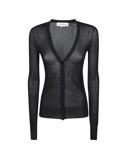 Victoria Beckham Truien & Vesten ,Zwart ,Cardigan A Costine in het Black