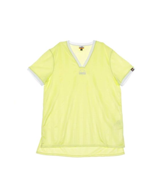Ellesse Tops ,Geel ,Lichtgele T-Shirt in het Yellow