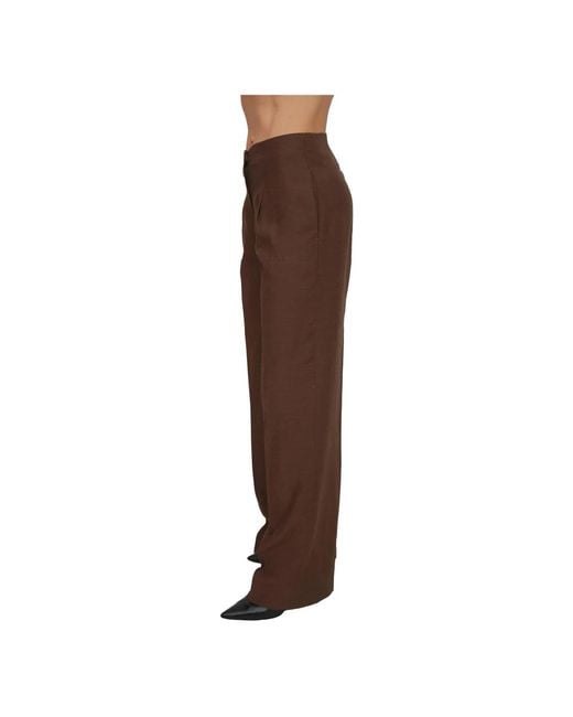 Blugirl Blumarine Brown Wide Trousers