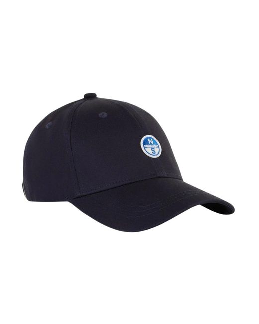 Cappellino da baseball con logo di North Sails in Blue da Uomo