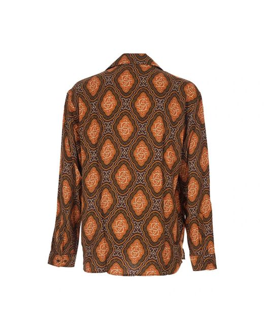 Drole de Monsieur Brown Casual Shirts for men