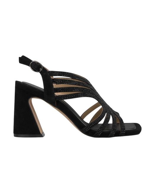 Alma En Pena. Black High Heel Sandals
