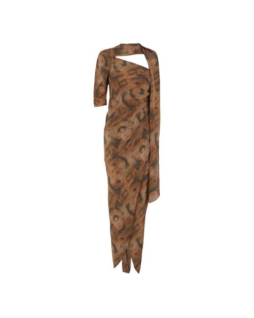 Cortana Brown Maxi Dresses
