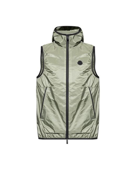 Moncler Jassen ,Groen ,Vest Moretan in het Green voor heren