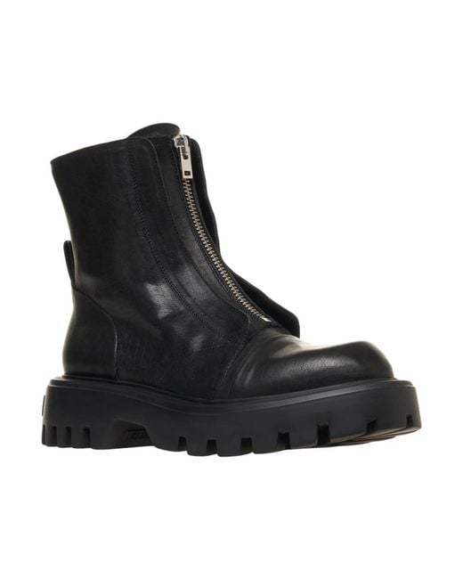 Mattia Capezzani Men's Black Ankle Boots