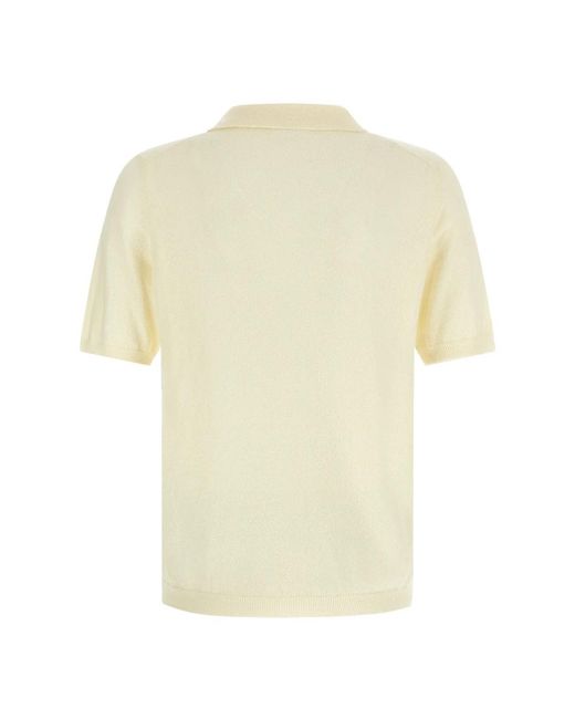 Roberto Collina Yellow Polo Shirts for men