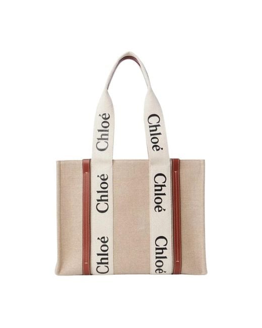 Chloé Natural Tote Bags
