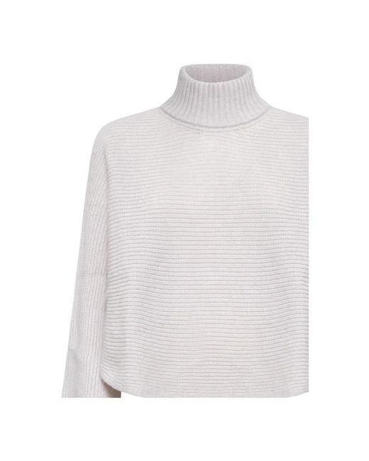 Alysi White Turtlenecks