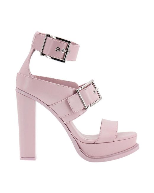 Alexander McQueen Pink High Heel Sandals