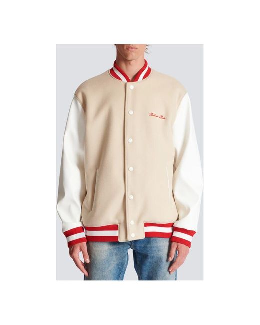 Balmain Signature Bomberjacke in White für Herren