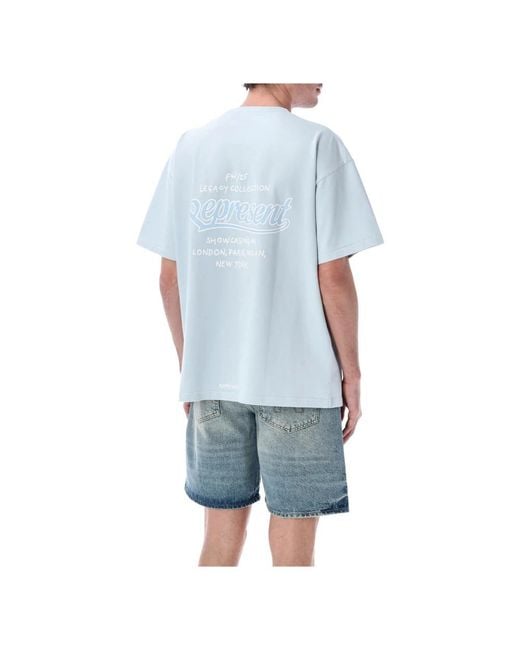 Represent Blue T-Shirts for men