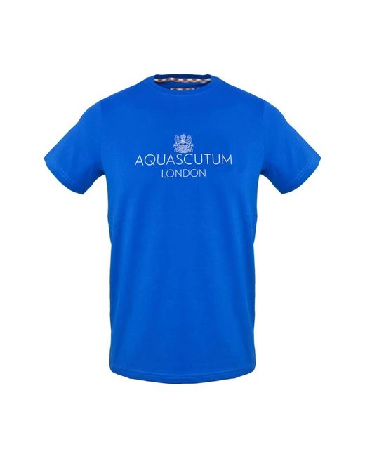 Aquascutum T-shirts in Blue für Herren