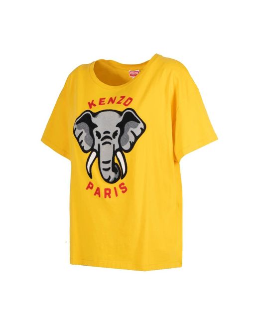 KENZO Yellow Cotton T-shirt