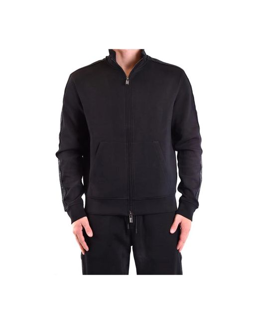 Emporio Armani Black Zip-Throughs for men