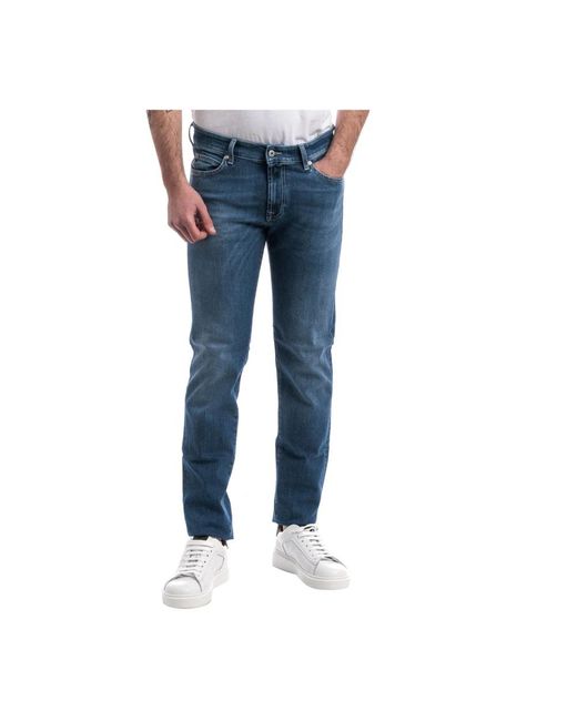 Jeans slim denim moda uomo primavera/estate di Roy Rogers in Blue da Uomo