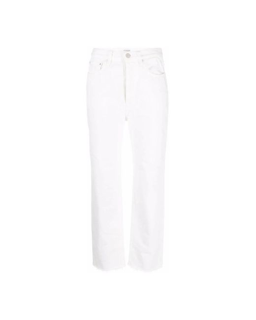 Straight jeans Totême  de color White