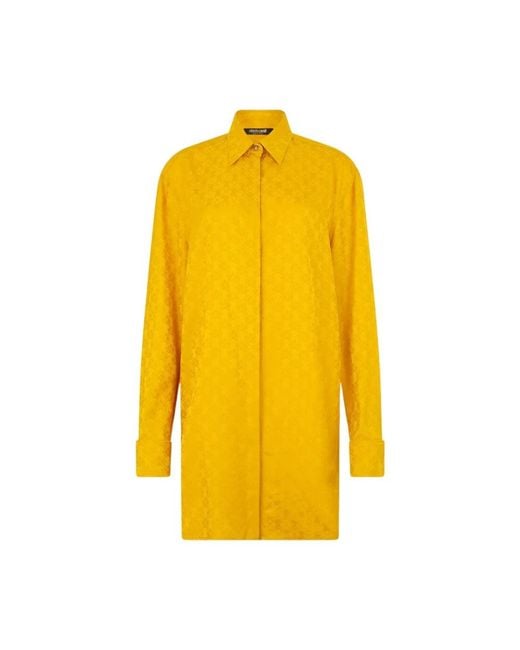 Roberto Cavalli Yellow Shirts