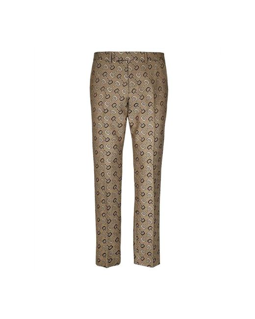 Gucci Natural Straight Trousers