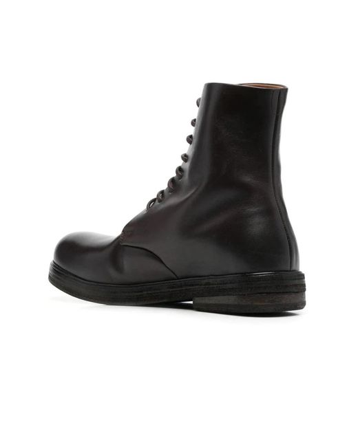 Marsèll Black Lace-Up Boots for men
