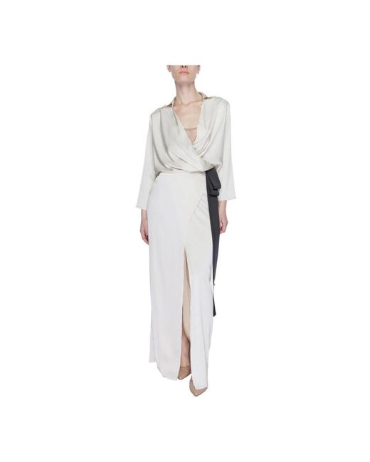 Sandro Ferrone White Maxi Dresses