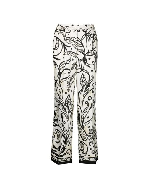 F.R.S For Restless Sleepers White Wide Trousers