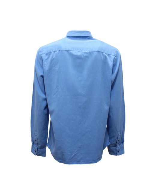 Sun 68 Blue Denim Shirts for men