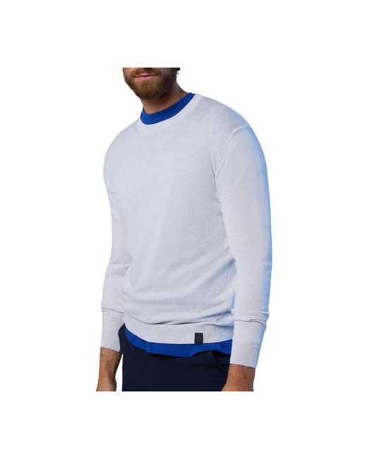North Sails Gray Round-Neck Knitwear for men