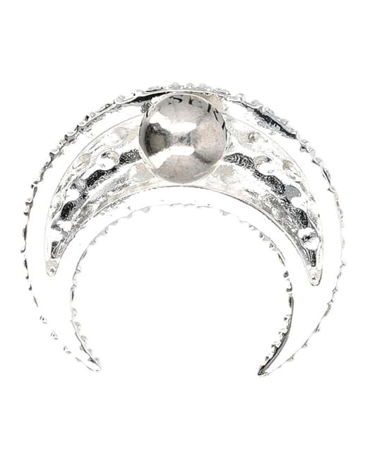 MARINE SERRE White Earrings