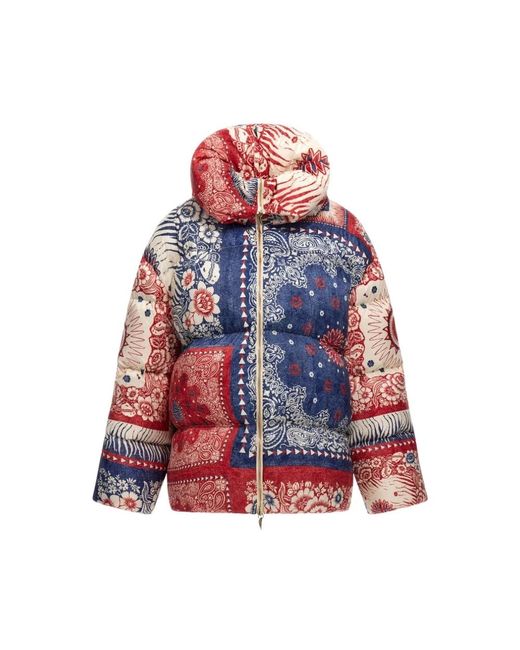 Roberto Cavalli Blue Winter Jackets