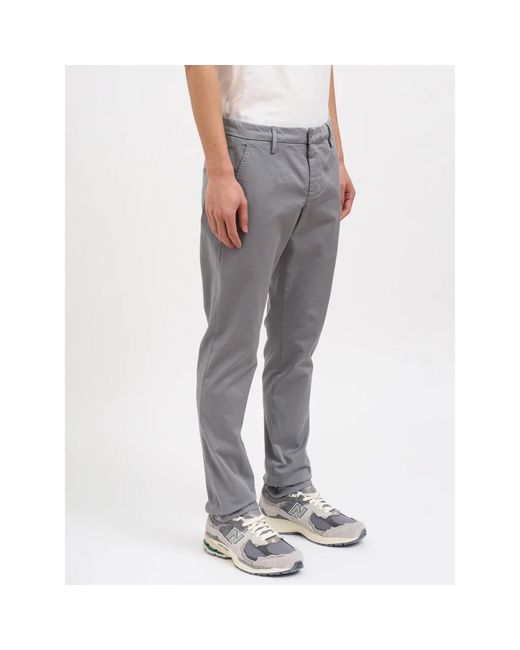 Dondup Gray Chinos for men